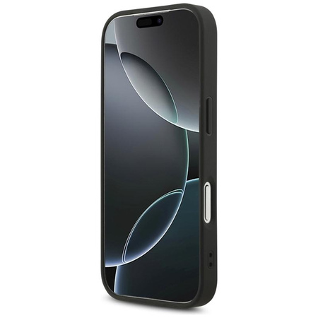 Guess Fixed Glitter Big 4G - Hülle für iPhone 17 Pro (schwarz)