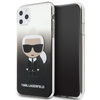 Karl Lagerfeld Iconic Karl Gradient - pouzdro pro iPhone 11 Pro Max (černé)