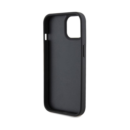 US Polo Assn Yoke Pattern - iPhone 15 Tasche (schwarz)