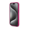 Guess 4G Strass Metal Logo - Coque iPhone 15 (rose)