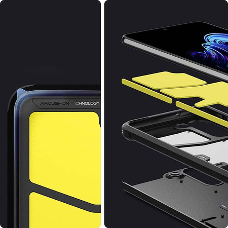 Spigen Tough Armor - pouzdro pro Samsung Galaxy S21 FE (černé)