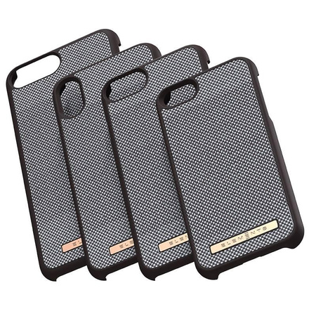 Nordic Elements Saeson Idun - Material Case for iPhone XR (Dark Brown Pattern 1)