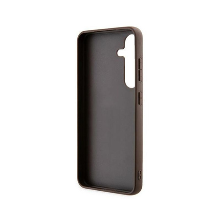 Guess 4G Metal Gold Logo - Etui Samsung Galaxy S24 (marron)