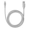 Cellularline Soft Cable - kabel USB-A na Lightning s certifikací MFi 1,2 m (šedý)