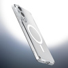 Spigen Ultra Hybrid MagSafe - étui pour Samsung Galaxy S25 Edge (transparent / blanc)