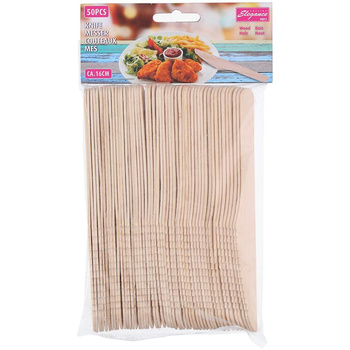 Cuisine Elegance - Sada dřevěných nožů 16,5 cm 50 ks.