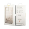 Guess Liquid Glitter Charms - pouzdro pro iPhone 14 Plus (zlaté)
