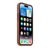 Apple Leather Case - Étui en cuir avec MagSafe pour iPhone 14 Pro (umbra)
