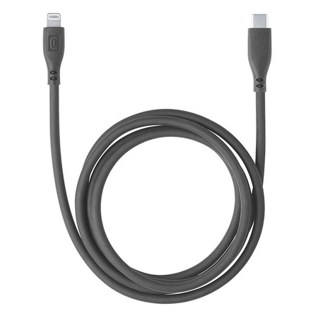Cellularline Soft Cable - USB-C to Lightning cable MFi certified 1.2 m (black)