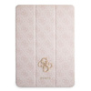 Guess 4G Big Metal Logo - pouzdro pro iPad Pro 12,9" 2021 (růžové)