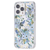 Rifle Paper Clear – Case pro iPhone 14 Pro Max (Garden Party Blue)