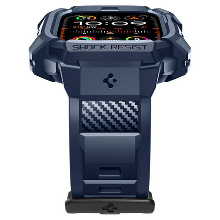 Spigen Rugged Armor Pro - Pánt tokkal az Apple Watch Ultra 49 mm-es órához (sötétkék)
