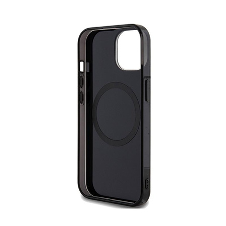 Mercedes Double Layer Crossed Lines MagSafe - iPhone 15 Case (black)