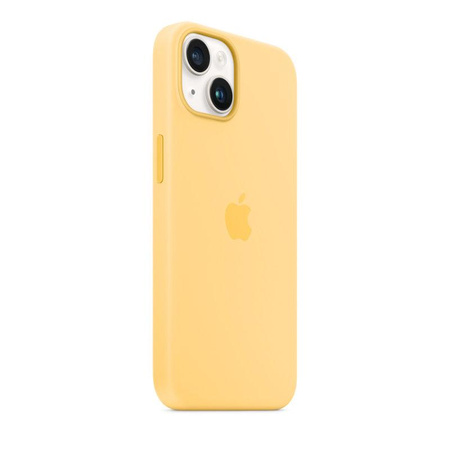 Apple Silicone Case - Coque en silicone avec MagSafe pour iPhone 14 (jaune pâle)