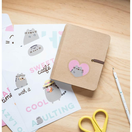 Pusheen - Set de 16 autocollants pour ordinateur portable / smartphone de la collection Foodie