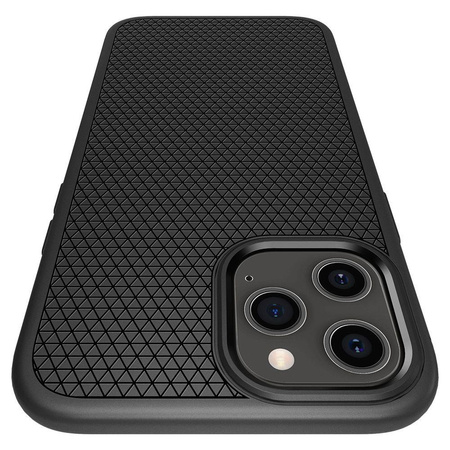 Spigen Liquid Air - pouzdro pro iPhone 12 Pro / iPhone 12 (černé)