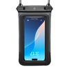 Spigen A611P Universal Waterproof Float Case 2-Pack - Waterproof Case for Smartphones up to 6.9" (Matte Black)