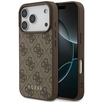 ETUI DO IPHONE 17 PRO BRĄZOWE GUESS CLASSIC ORYGINALNE ELEGANCKIE CASE