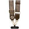 Guess Universal Crossbody Strap 4G Tether Patch Strass Metal Logo - Universal Phone Strap / Lanyard (Brown)