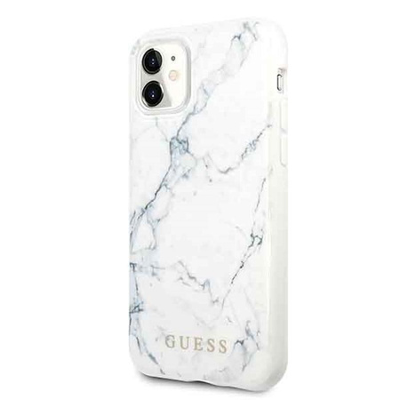 Guess Marble - iPhone 11 tok (fehér)