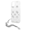 Guess Peony Chain Handle - Etui iPhone 13 (srebrny)