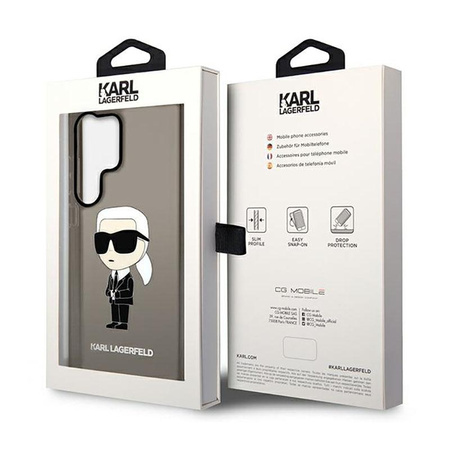 Karl Lagerfeld IML NFT Ikonik - Hülle für Samsung Galaxy S23 Ultra (Schwarz)