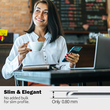 Crong Crystal Slim Cover - Etui Samsung Galaxy S20+ (Transparent)