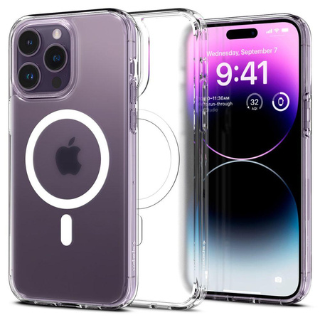 Spigen Ultra Hybrid MagSafe - pouzdro pro iPhone 14 Pro Max (Frost Clear)