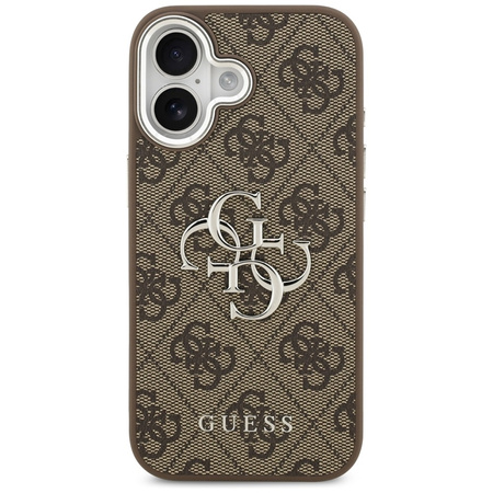 Guess 4G Big 4G Classic Logo - Case iPhone 17 (Brown / Silver)