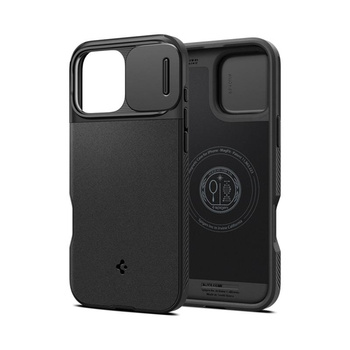 Spigen Optik Armor Mag MagSafe - Étui pour iPhone 16 Pro Max (Noir)