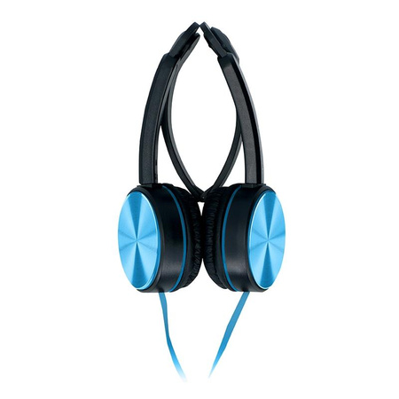 Grundig - Casque intra-auriculaire pliable (bleu)