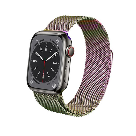 Crong Milano Steel - Stainless Steel Strap for Apple Watch 38/40/41/42 mm (iridescent)