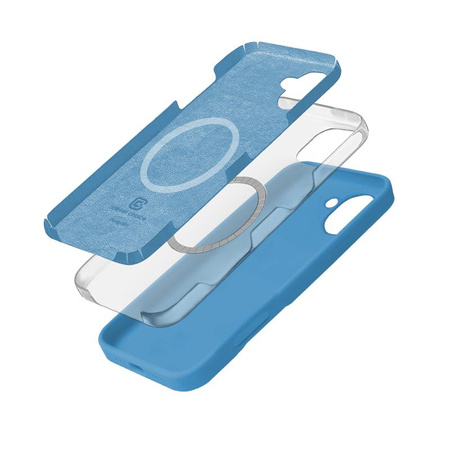 Crong Color Cover Magnetisch - iPhone 16 MagSafe Hülle (blau)