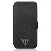Guess Booktype Saffiano V - iPhone 12 mini case (black)