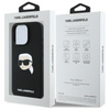 Karl Lagerfeld Silicone Karl Head Print MagSafe - iPhone 16 Pro Case (black)