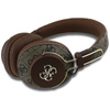Guess Metal 4G Logo - ENC Bluetooth wireless in-ear headphones (brown)