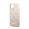 Guess 4G Logo Plate MagSafe - iPhone 13 Tasche (rosa)
