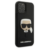 Karl Lagerfeld 3D Gummi Karl`s Kopf - iPhone 12 Pro Max Hülle (schwarz)