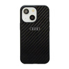Audi Carbon Fiber - Hülle für iPhone 14 (Schwarz)