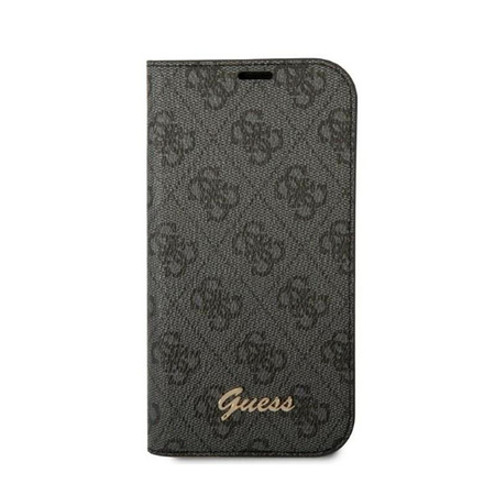 Guess 4G Metal Camera Outline Booktype Case - Case for iPhone 14 Pro (Black)