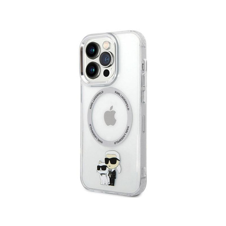 Karl Lagerfeld IML NFT Karl & Choupette MagSafe - Hülle für iPhone 13 Pro (Transparent)