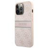 Guess 4G Printed Stripe - Etui iPhone 13 Pro (różowy)