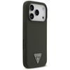 ETUI DO IPHONE 17 PRO do MAGSAFE GUESS SILIKONOWE Z MIKROFIBRĄ ZIELONE CASE