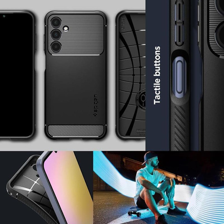 Spigen Rugged Armor - Etui pour Samsung Galaxy A25 5G (Noir)