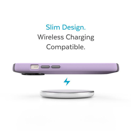 Speck Presidio2 Pro - Antybakteryjne etui iPhone 14 Plus (Spring Purple / Cloudygrey / White)