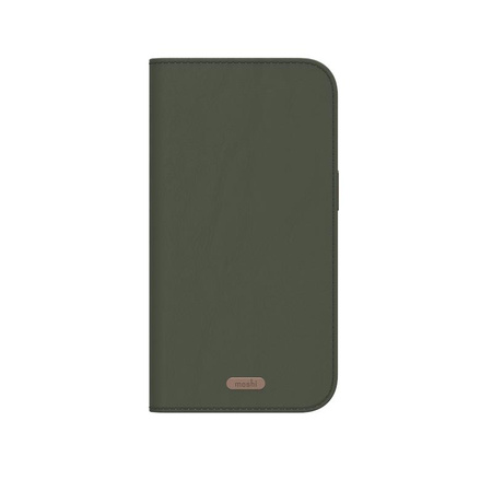 Moshi Overture MagSafe - Leather 3-in-1 Flip Case iPhone 17 Pro (Moss Green)