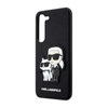 Karl Lagerfeld NFT Saffiano Karl & Choupette - Samsung Galaxy S23+ Tasche (schwarz)