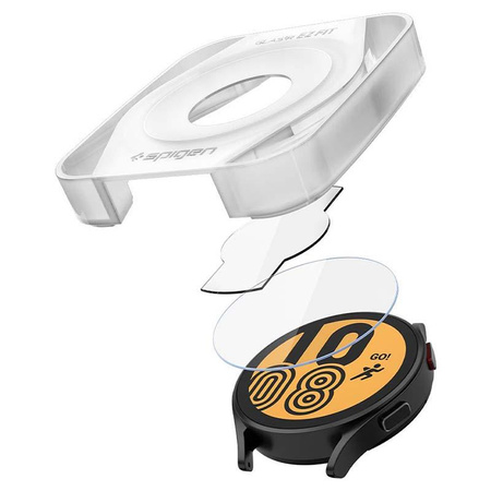 Spigen GLAS.TR EZ FIT 2-Pack - Tvrzené sklo pro Samsung Galaxy Watch 4 / 5 44 mm (2 ks)