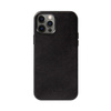 Crong Essential Cover - Custodia in similpelle per iPhone 12 Pro Max (Nero)