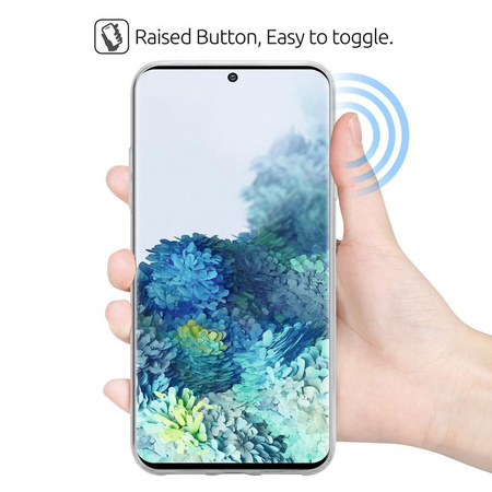 Crong Crystal Slim Hülle - Samsung Galaxy S20 Gehäuse (Transparent)